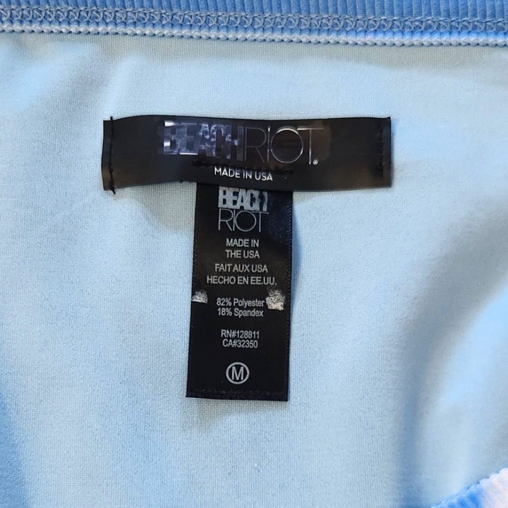 New!Beach Riot Azure‎ Cloude Bikini Bottom - Picture 8 of 8